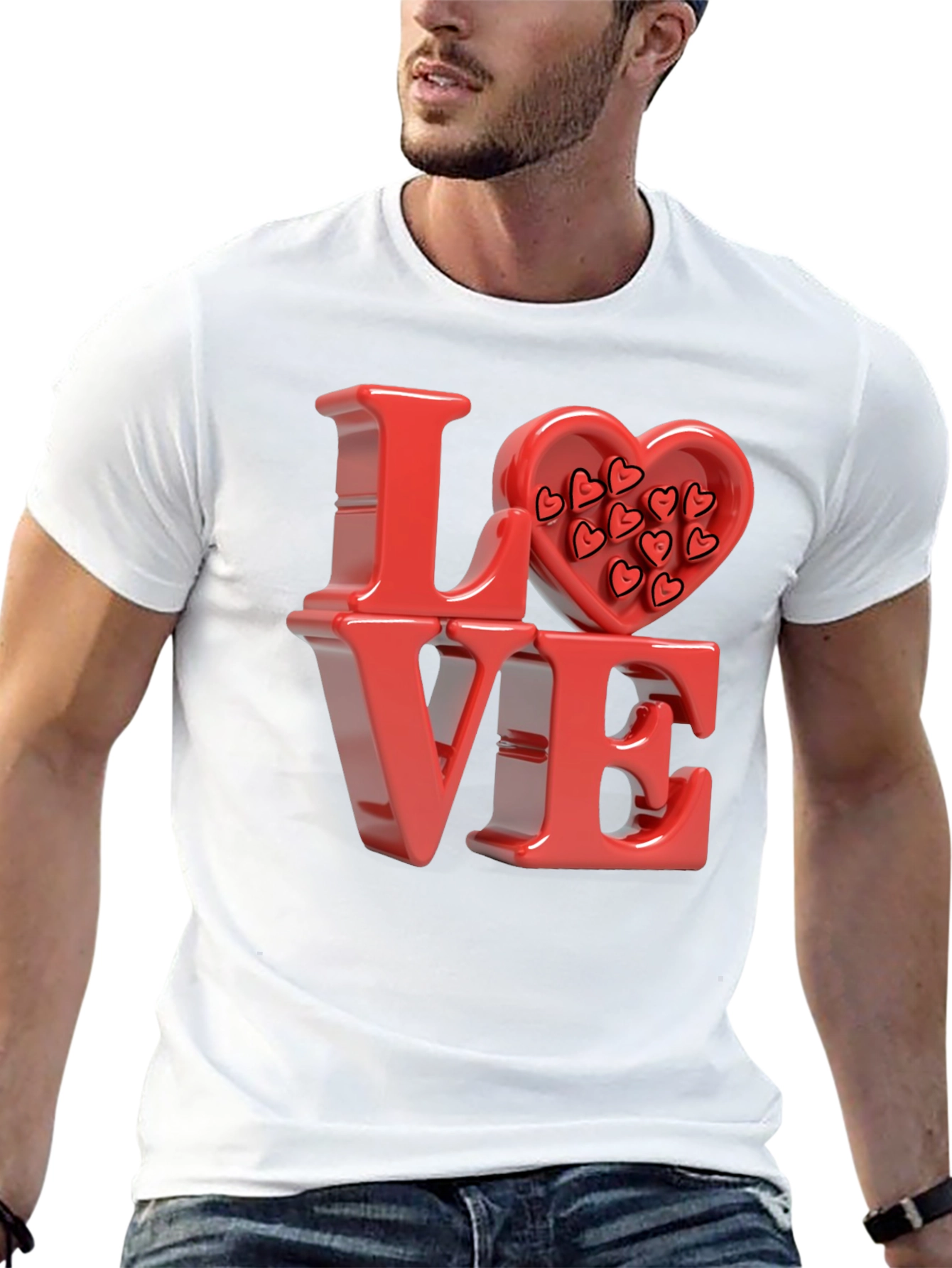 Love Heart Valentines T-Shirt