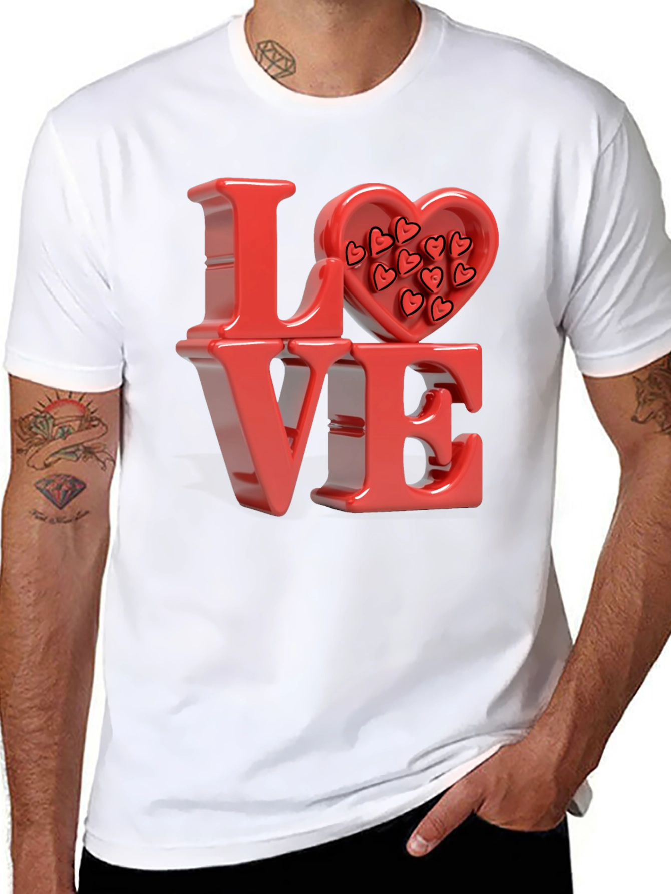 Love Heart Valentines T-Shirt