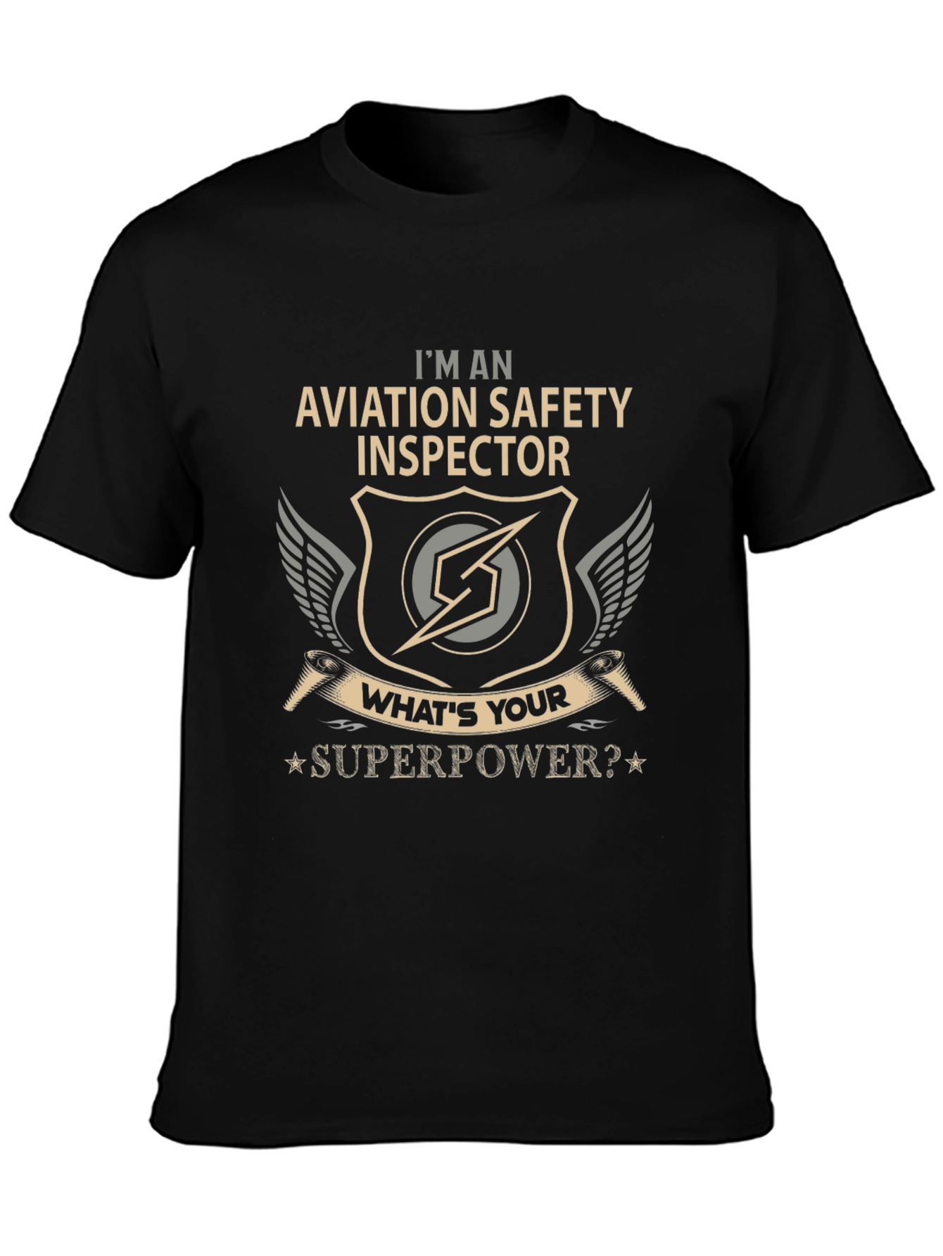Aviation Safety Inspector T-Shirt - Superpower Edition