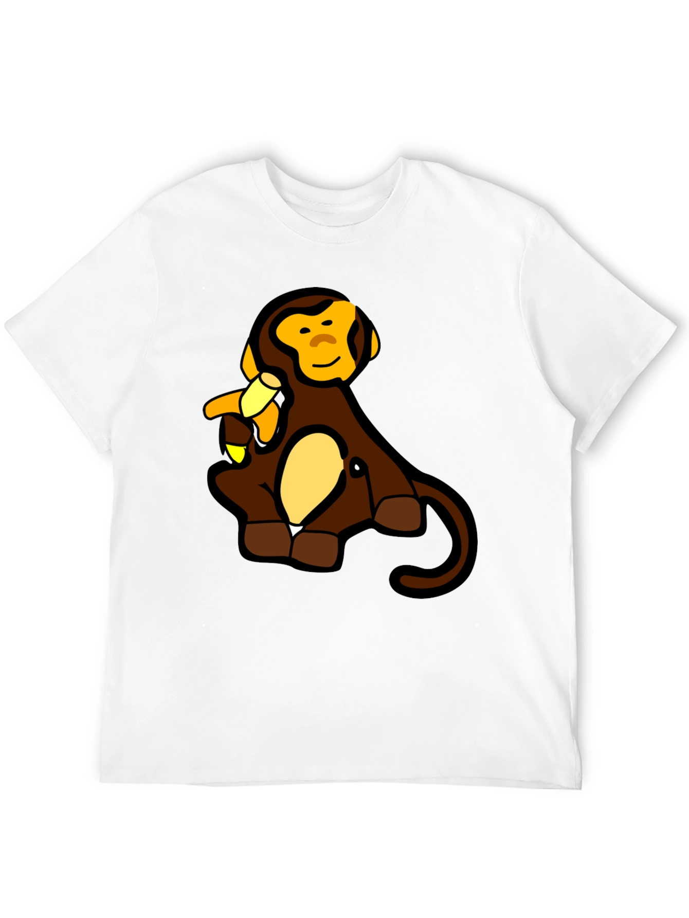 Monkey & Banana Black T-Shirt