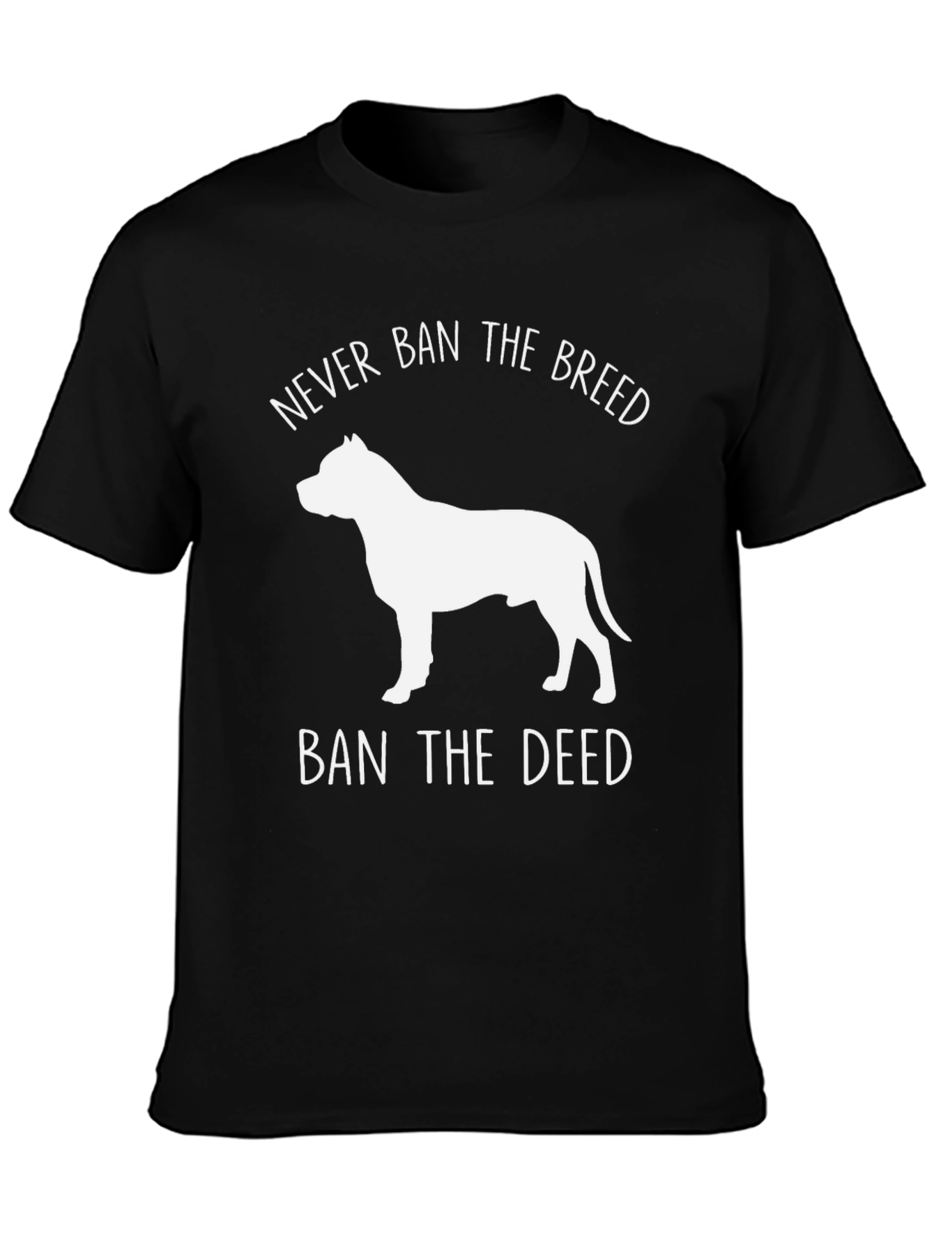 Never Ban The Breed Dog Graphic Tee