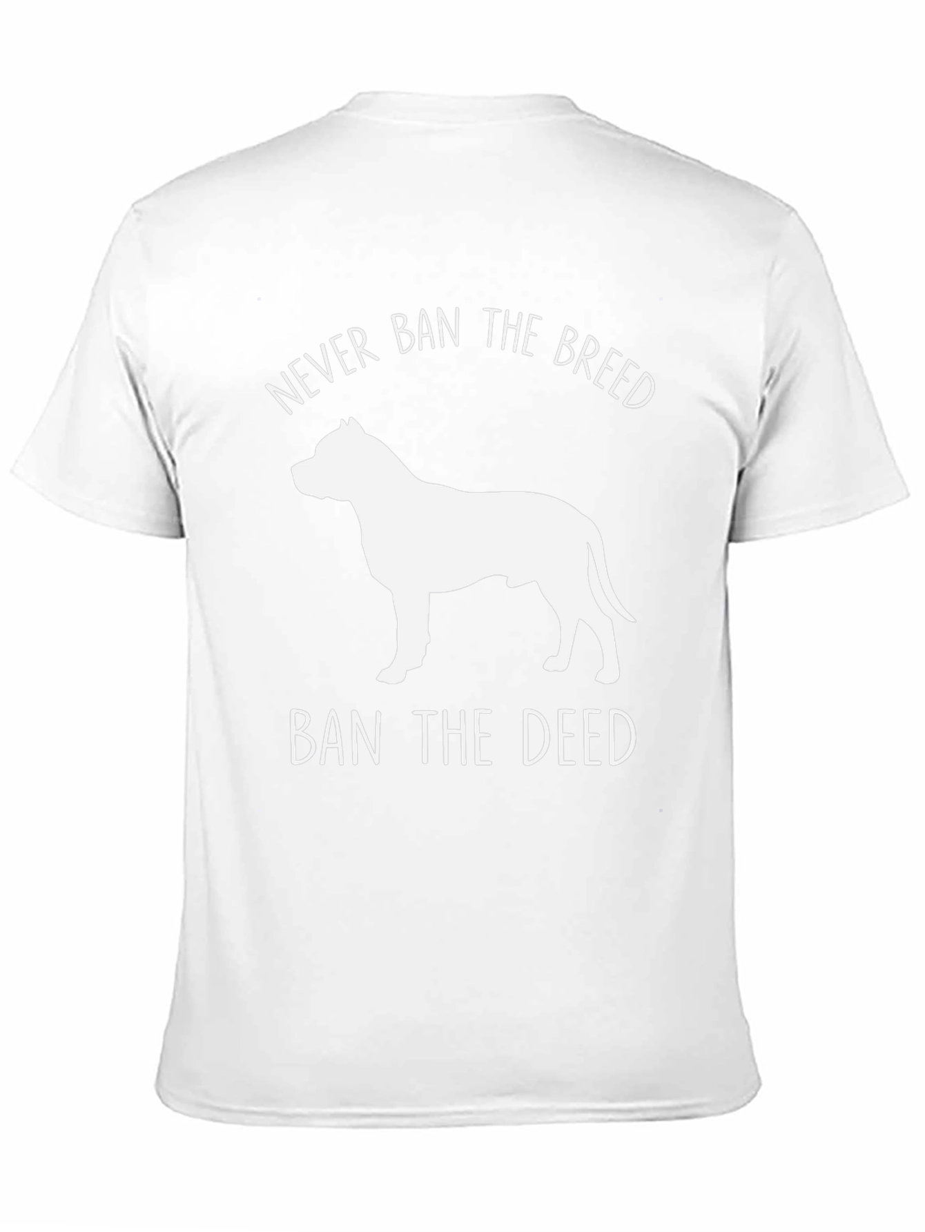 Never Ban The Breed Dog Graphic Tee