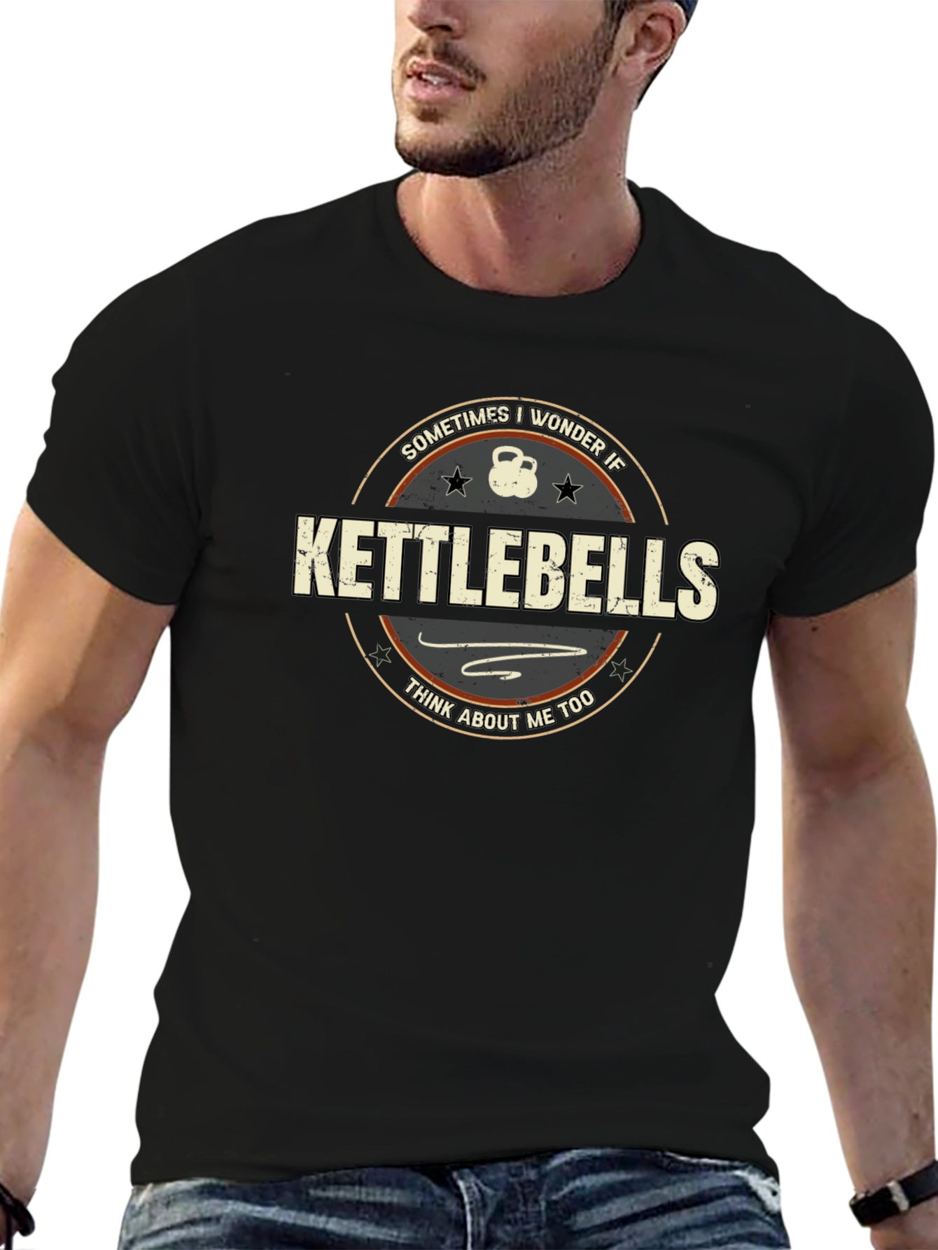 Kettlebells T-Shirt - Funny Fitness Workout Tee