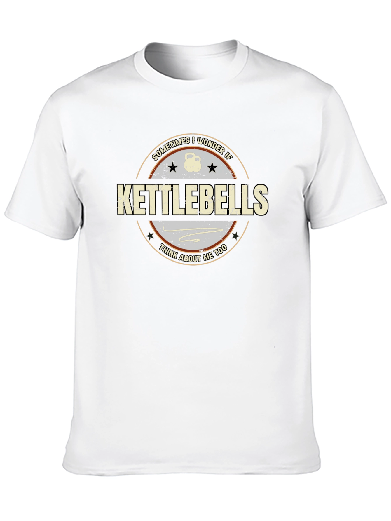 Kettlebells T-Shirt - Funny Fitness Workout Tee