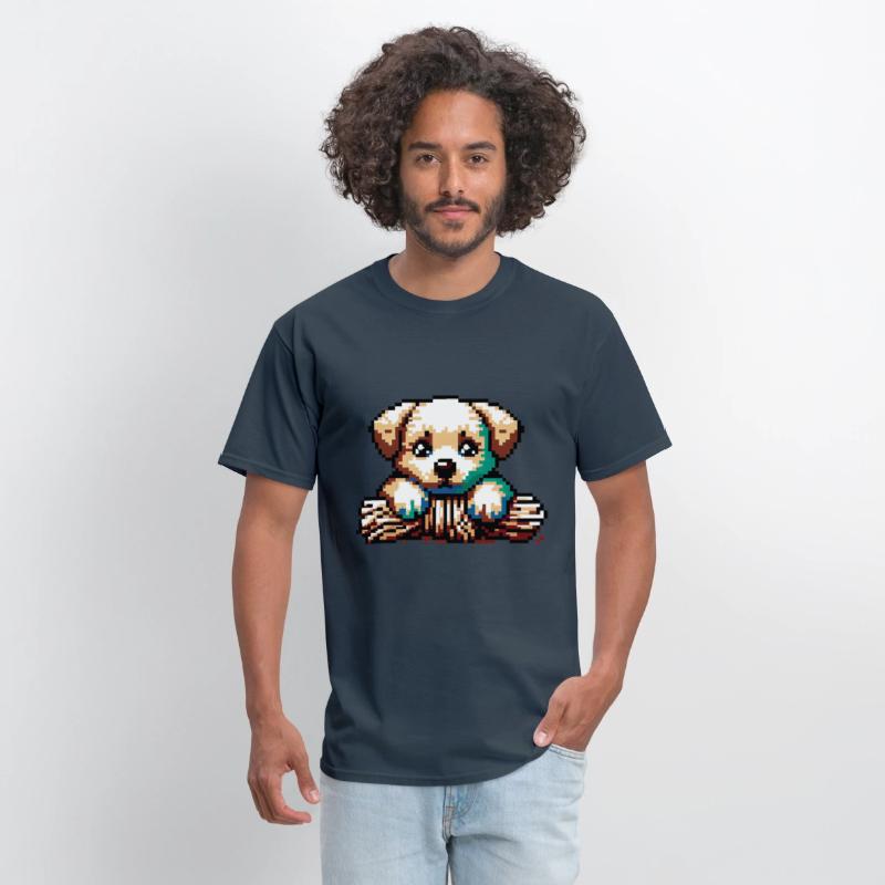 Sad Puppy Pixel Art