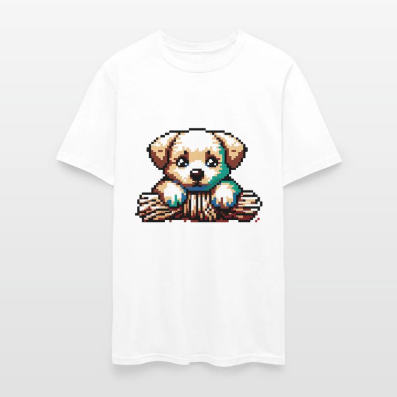 Sad Puppy Pixel Art
