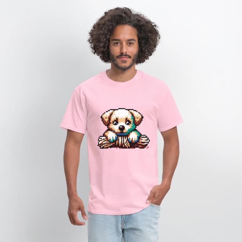 Sad Puppy Pixel Art