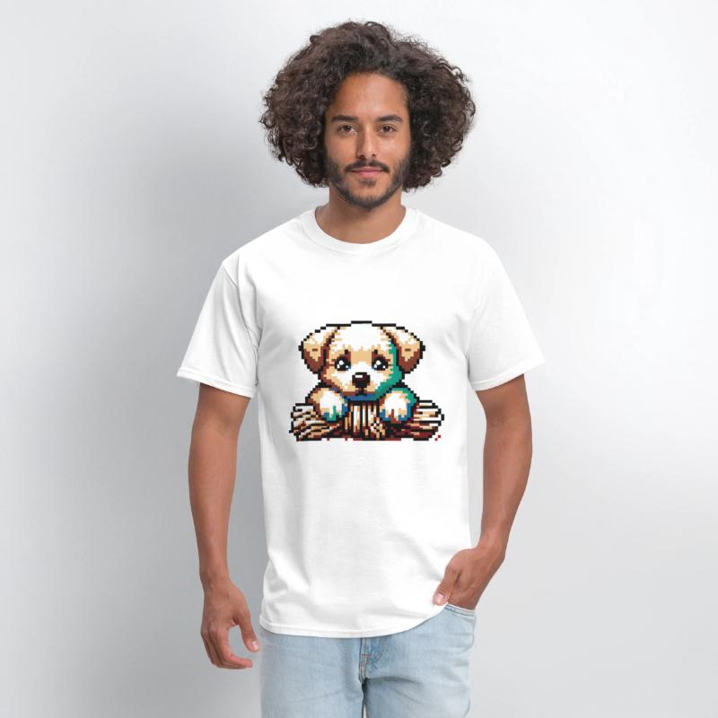 Sad Puppy Pixel Art