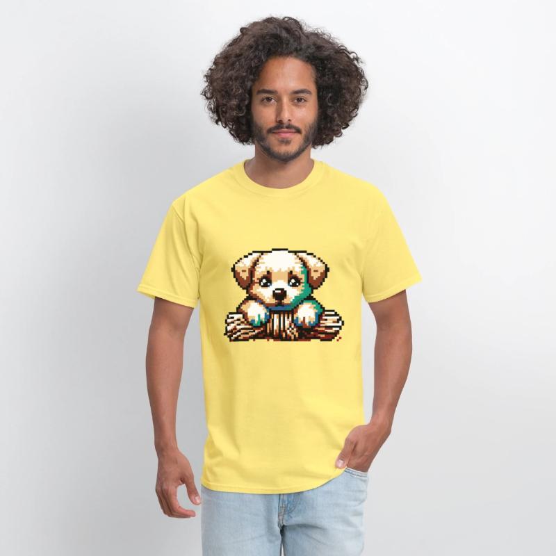 Sad Puppy Pixel Art