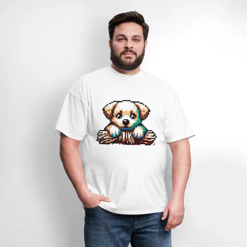 Sad Puppy Pixel Art