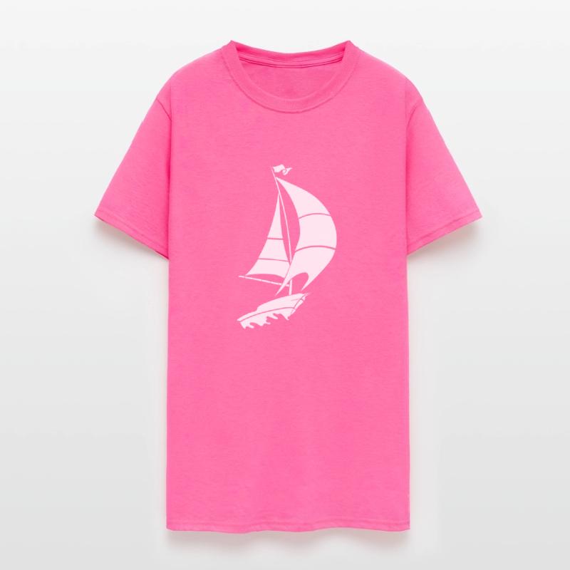 Sailboat sailing yacht sea silhouette minimalist
