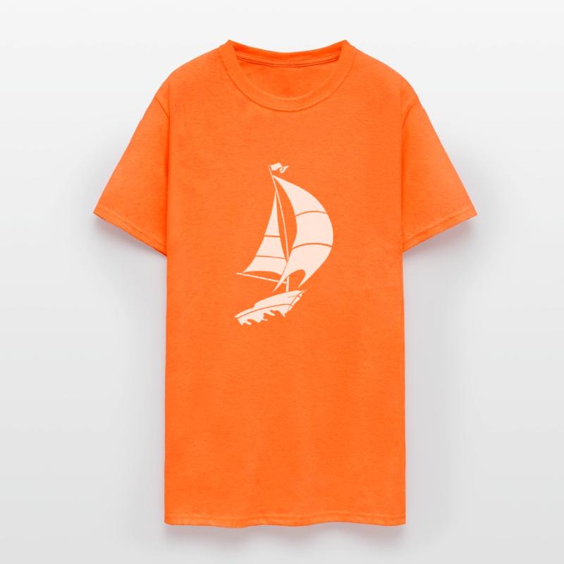 Sailboat sailing yacht sea silhouette minimalist