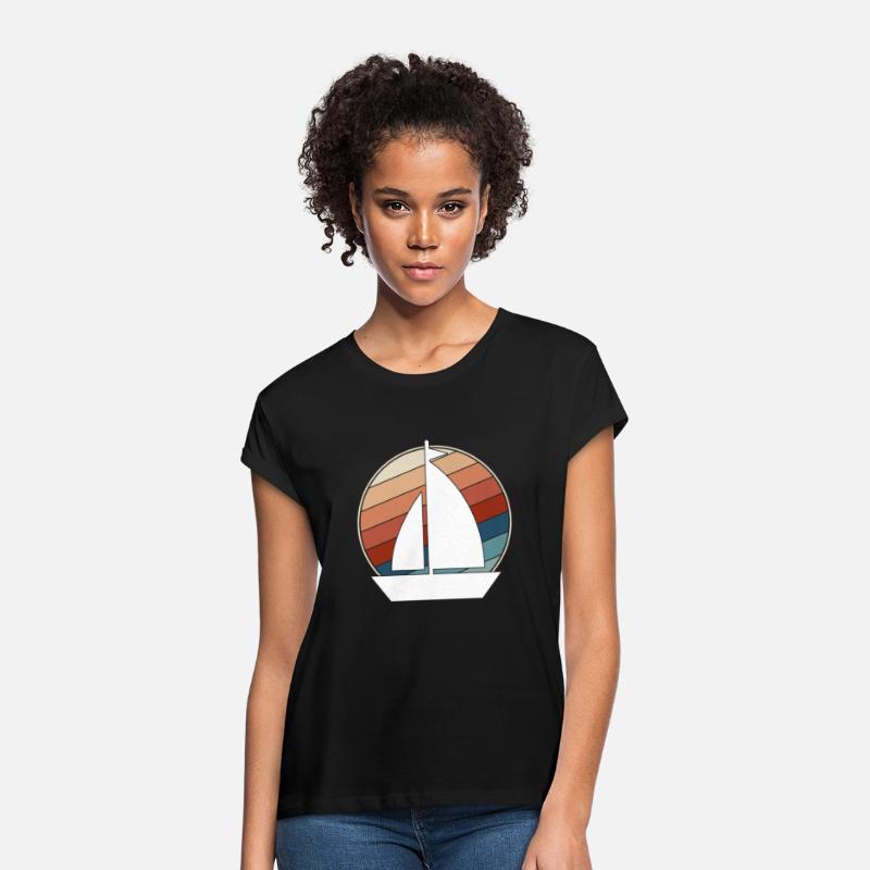 Sailing Boat Retro Style