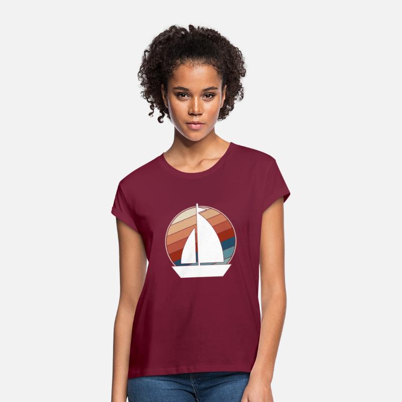 Sailing Boat Retro Style