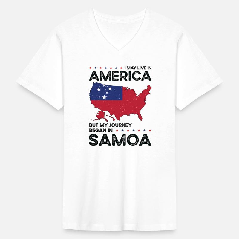Samoan American Patriot USA Grown Samoa US Flag
