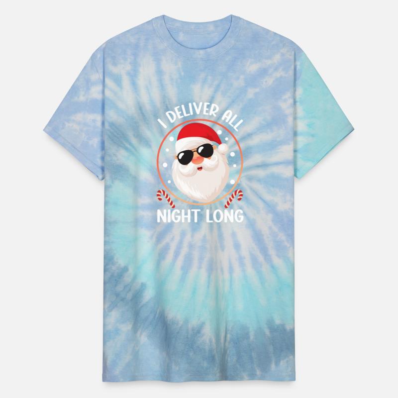 Santa I Deliver All Night Funny Christmas Xmas