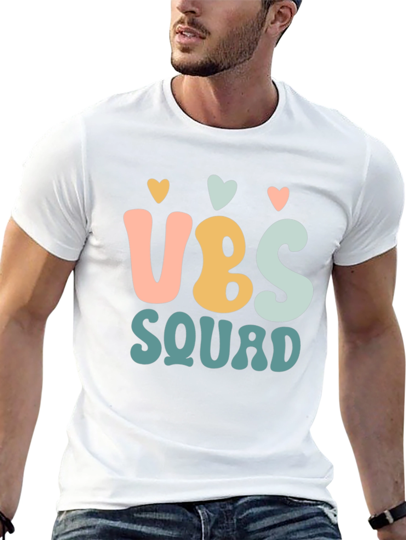 VBS Squad Graphic Tee - Black Cotton T-Shirt