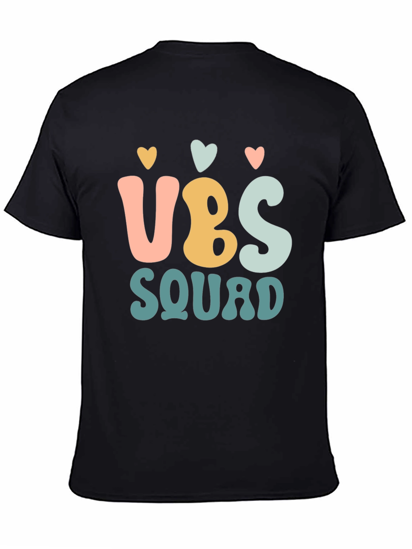 VBS Squad Graphic Tee - Black Cotton T-Shirt