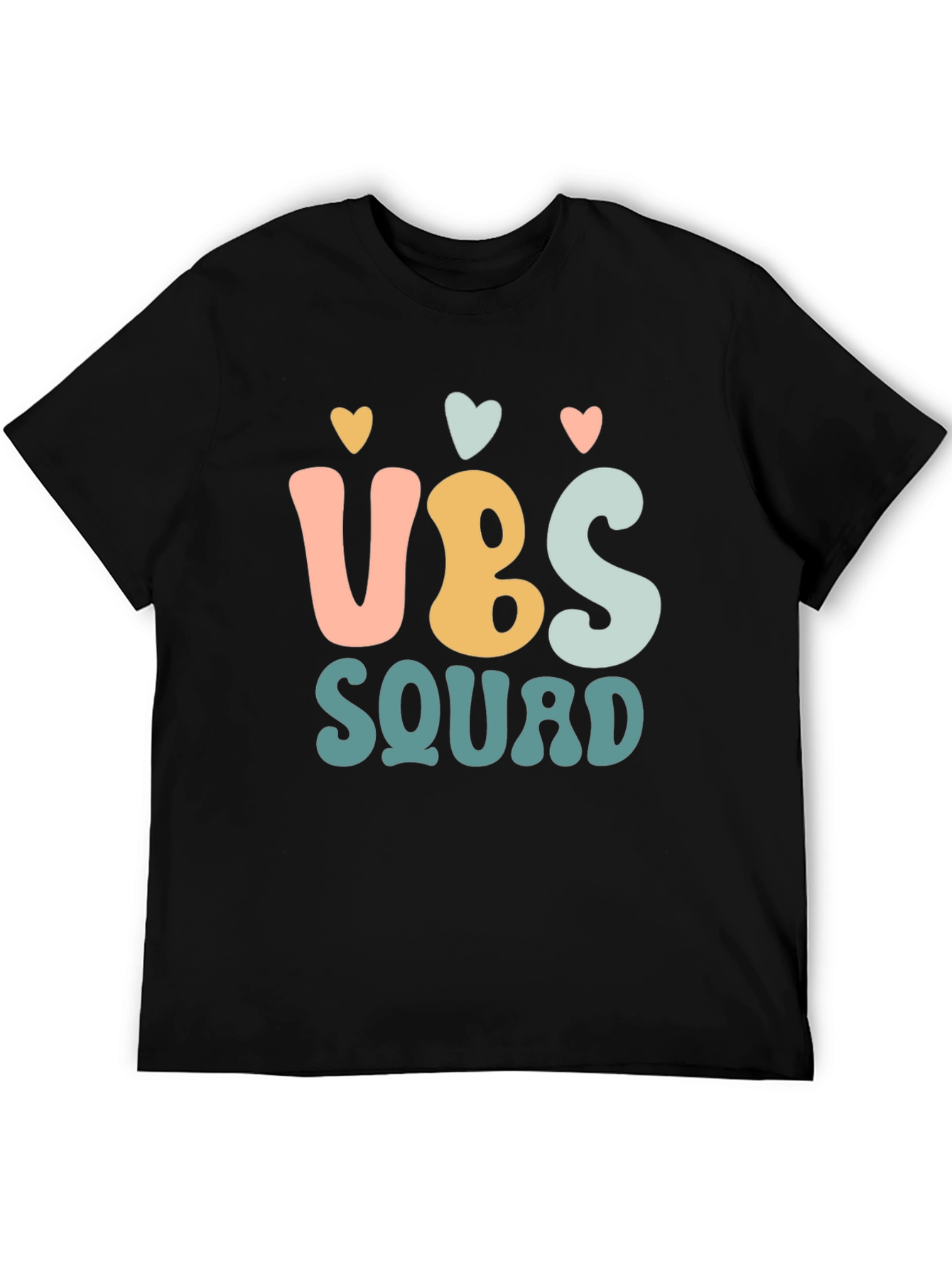 VBS Squad Graphic Tee - Black Cotton T-Shirt