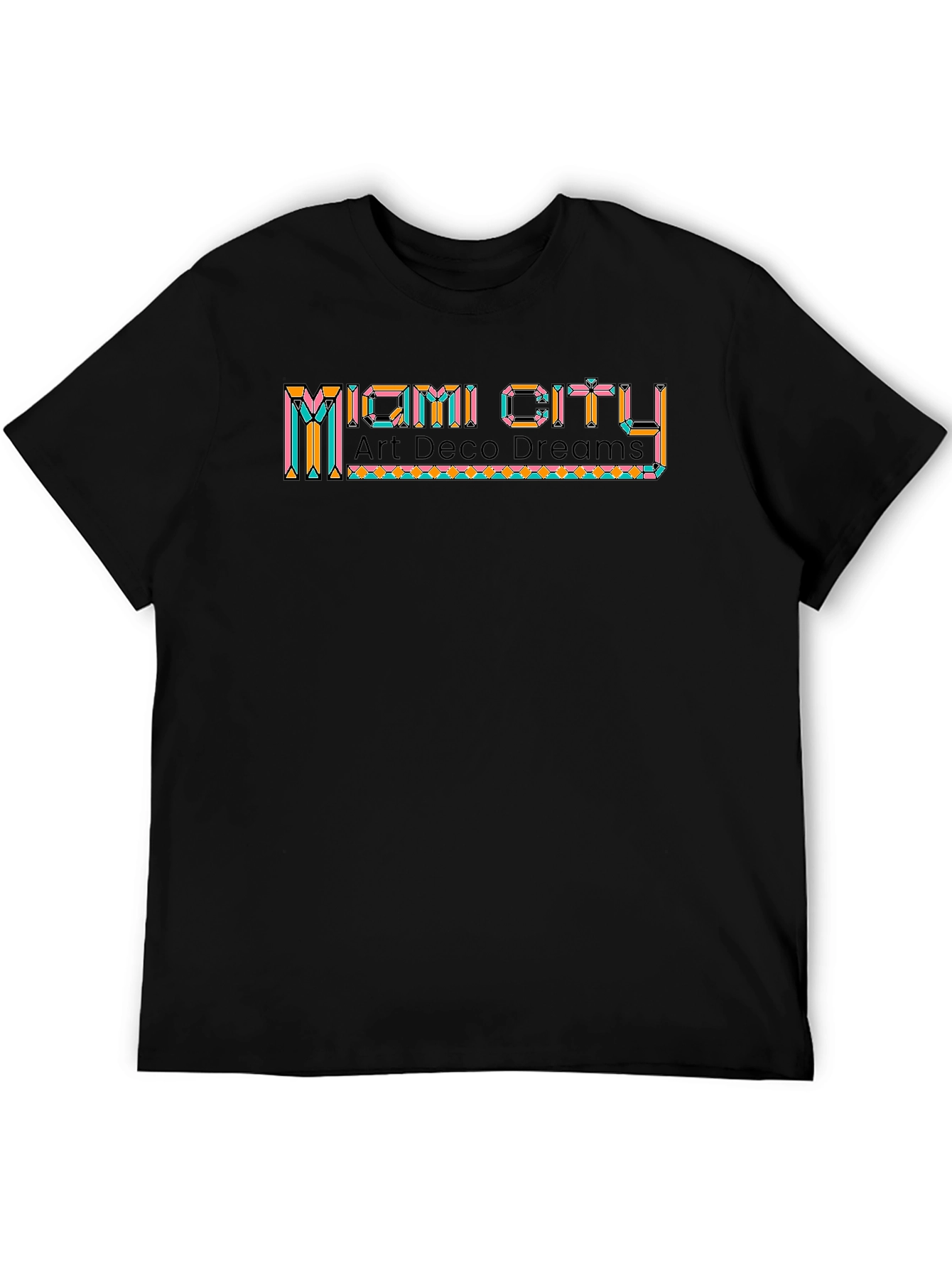 Miami City Art Deco Dreams Graphic Tee