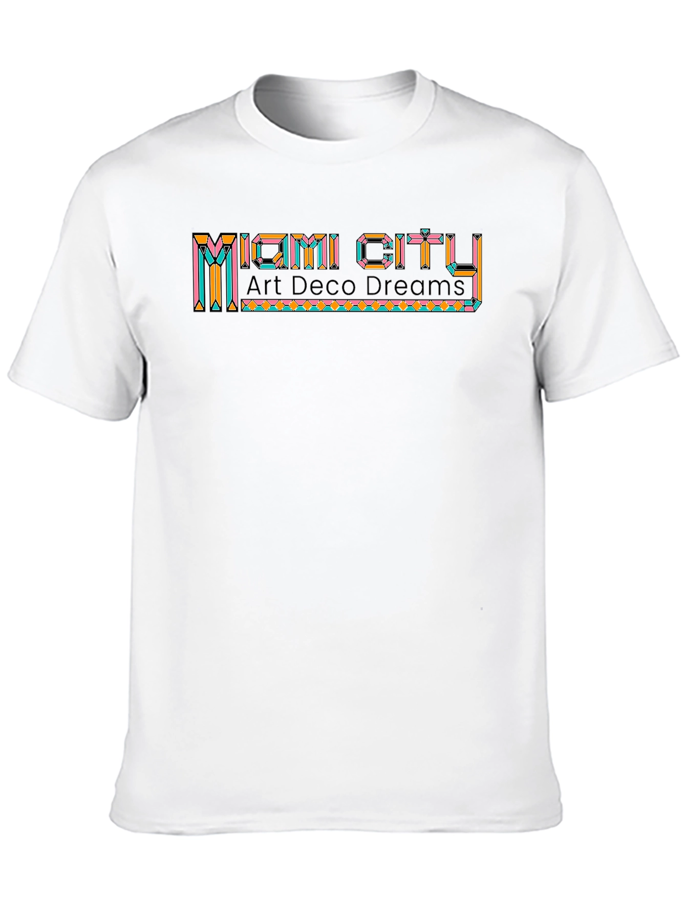 Miami City Art Deco Dreams Graphic Tee