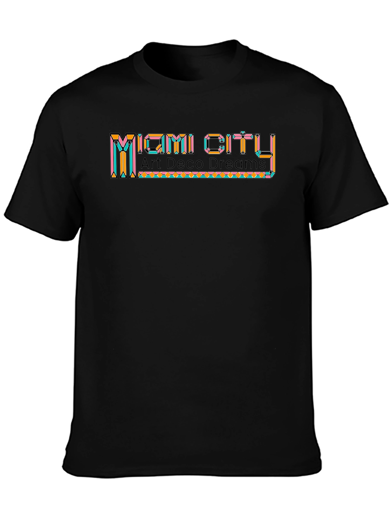 Miami City Art Deco Dreams Graphic Tee