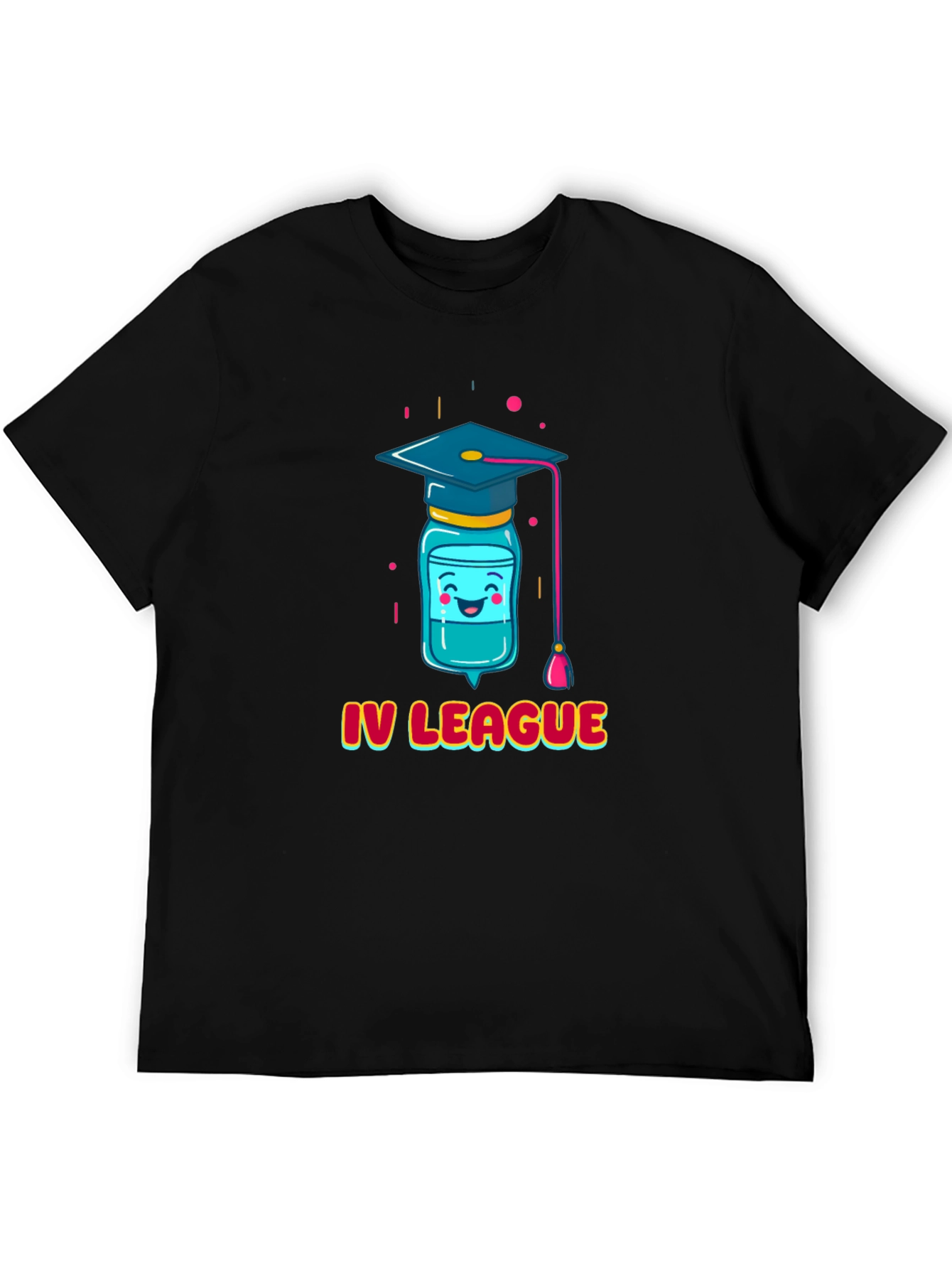 IV League Grad T-Shirt - Funny Medical Humor