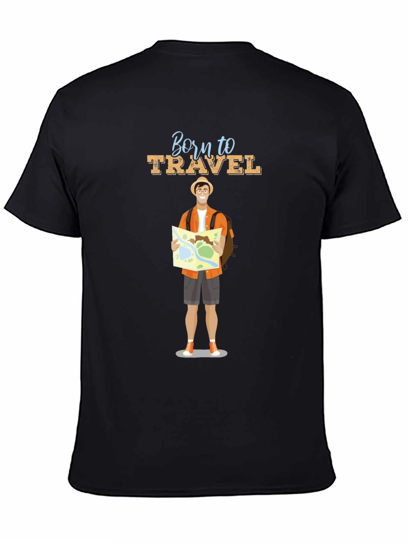 Born to Travel Graphic Tee - Adventure Awaits!