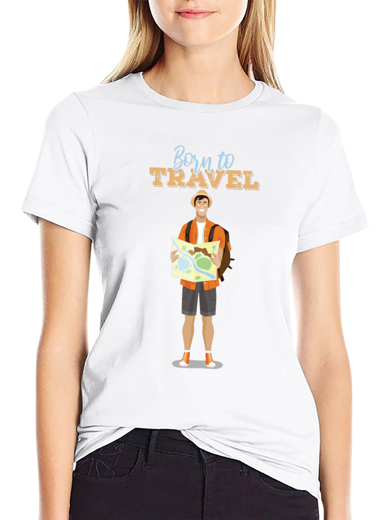 Born to Travel Graphic Tee - Adventure Awaits!