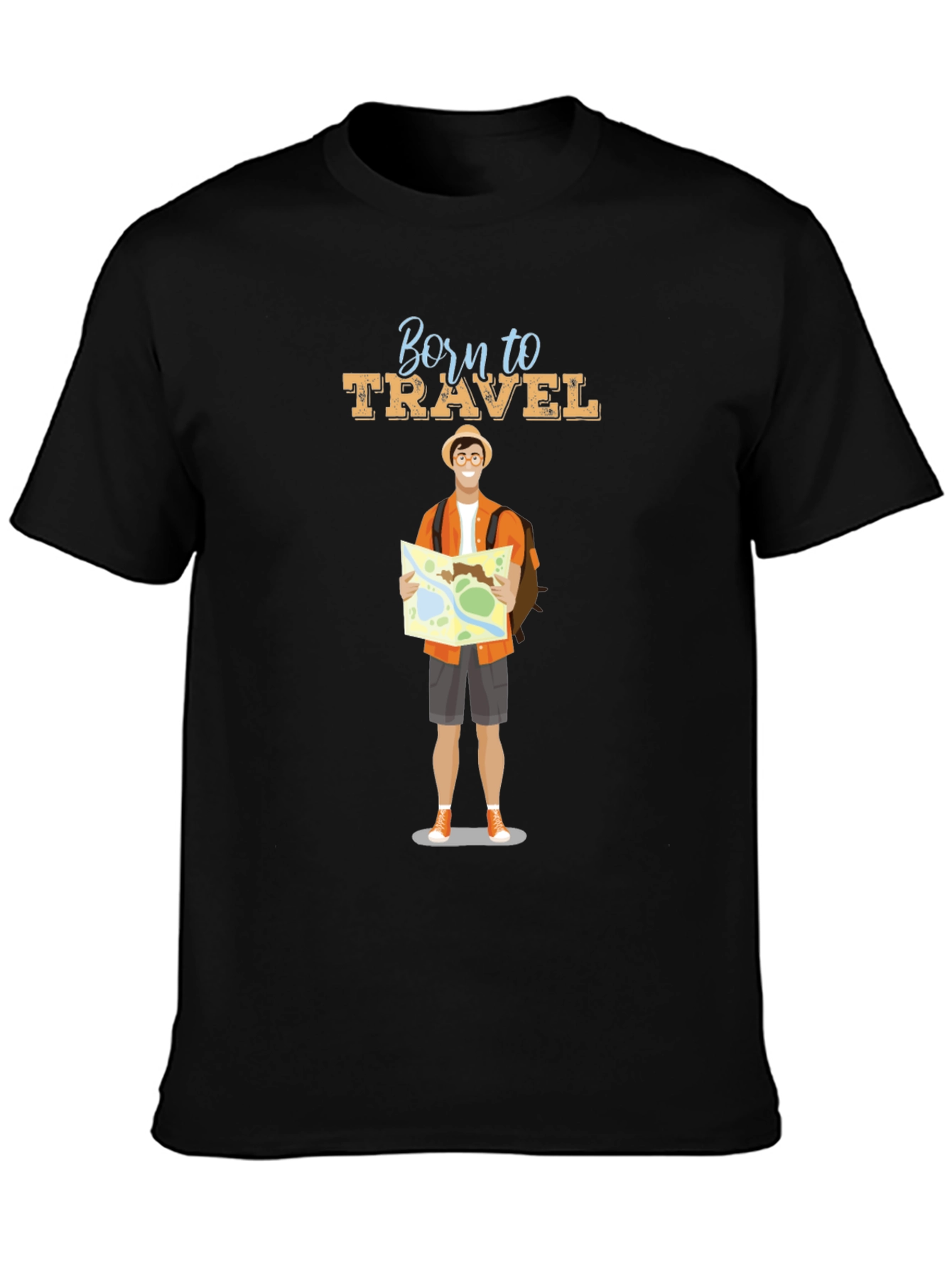Born to Travel Graphic Tee - Adventure Awaits!