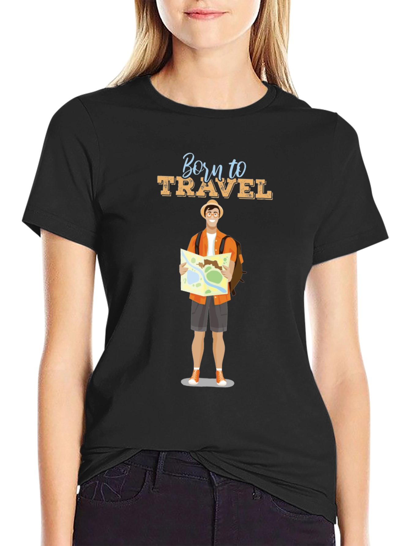 Born to Travel Graphic Tee - Adventure Awaits!