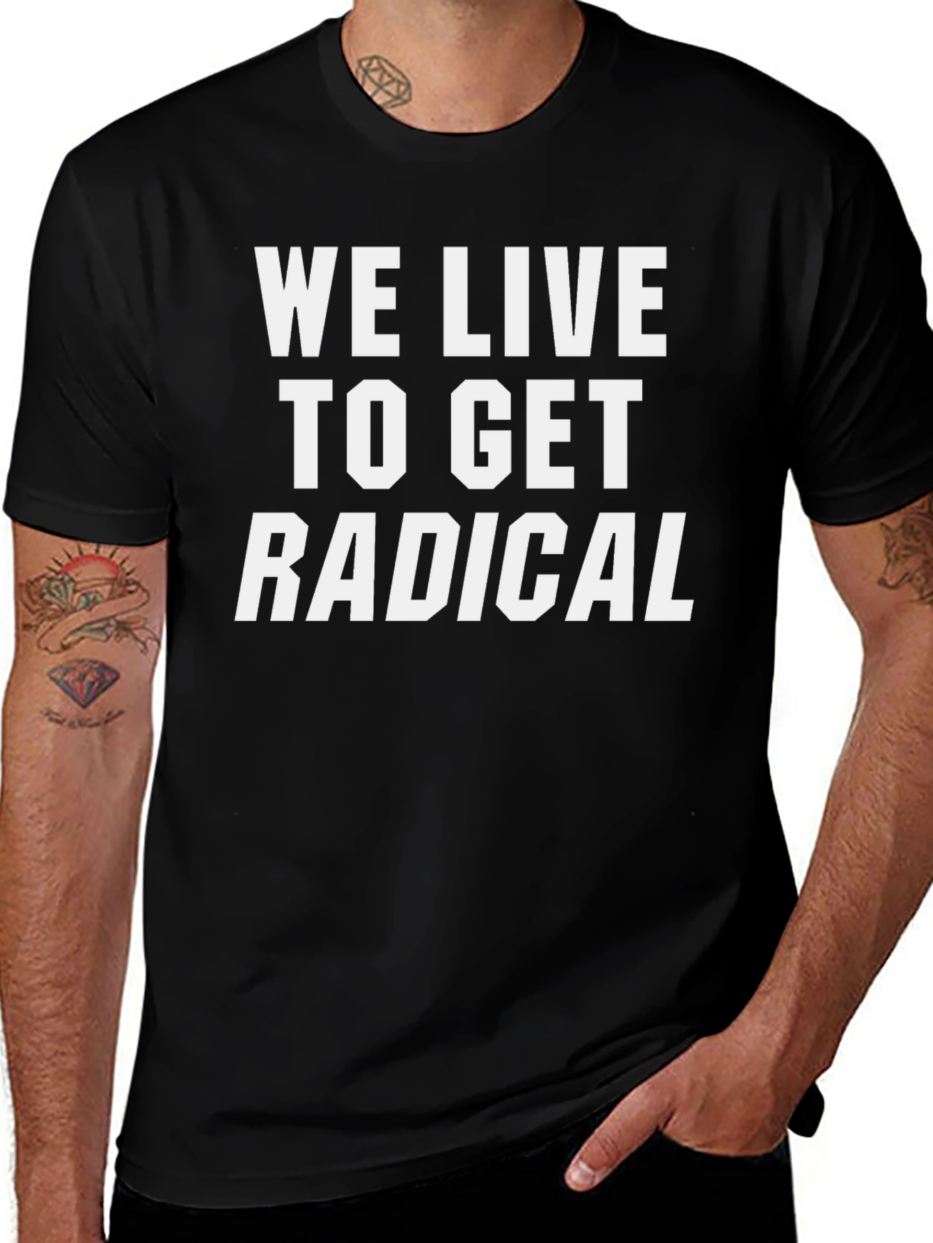 Radical Living Black T-Shirt