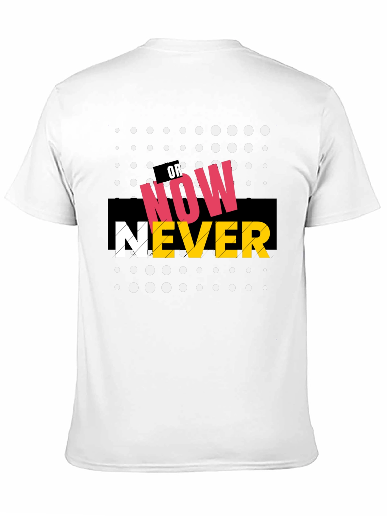 Now or Never Graphic Print T-Shirt