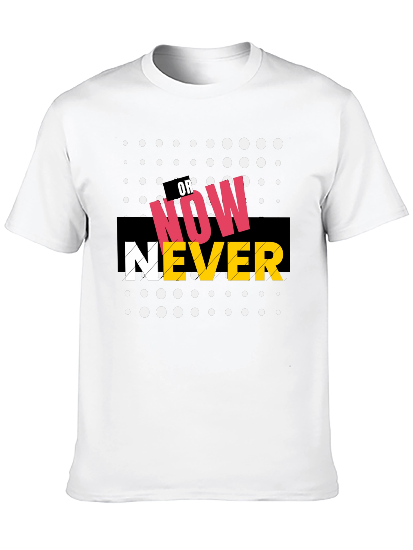 Now or Never Graphic Print T-Shirt