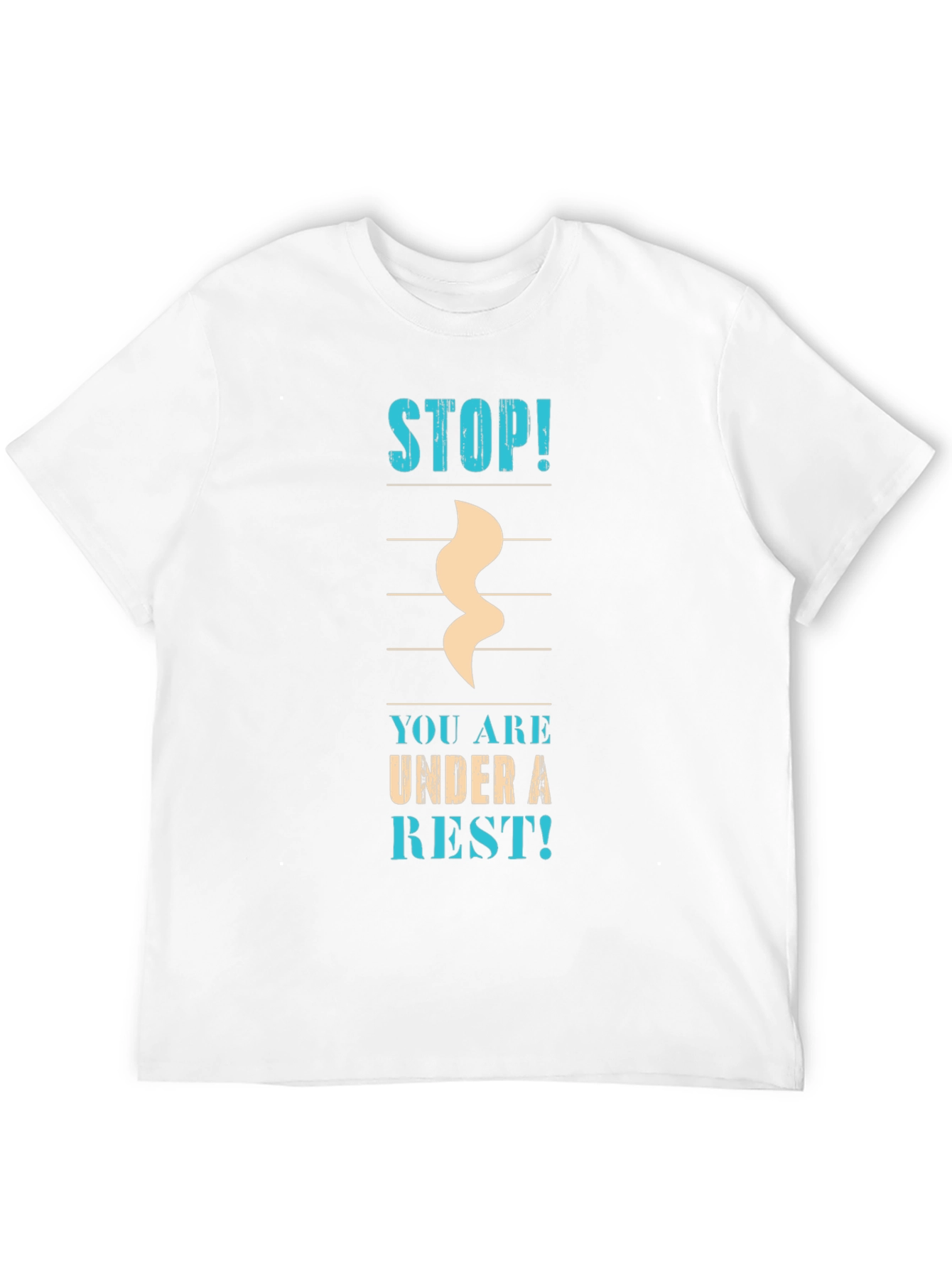 Musical Rest Black T-Shirt