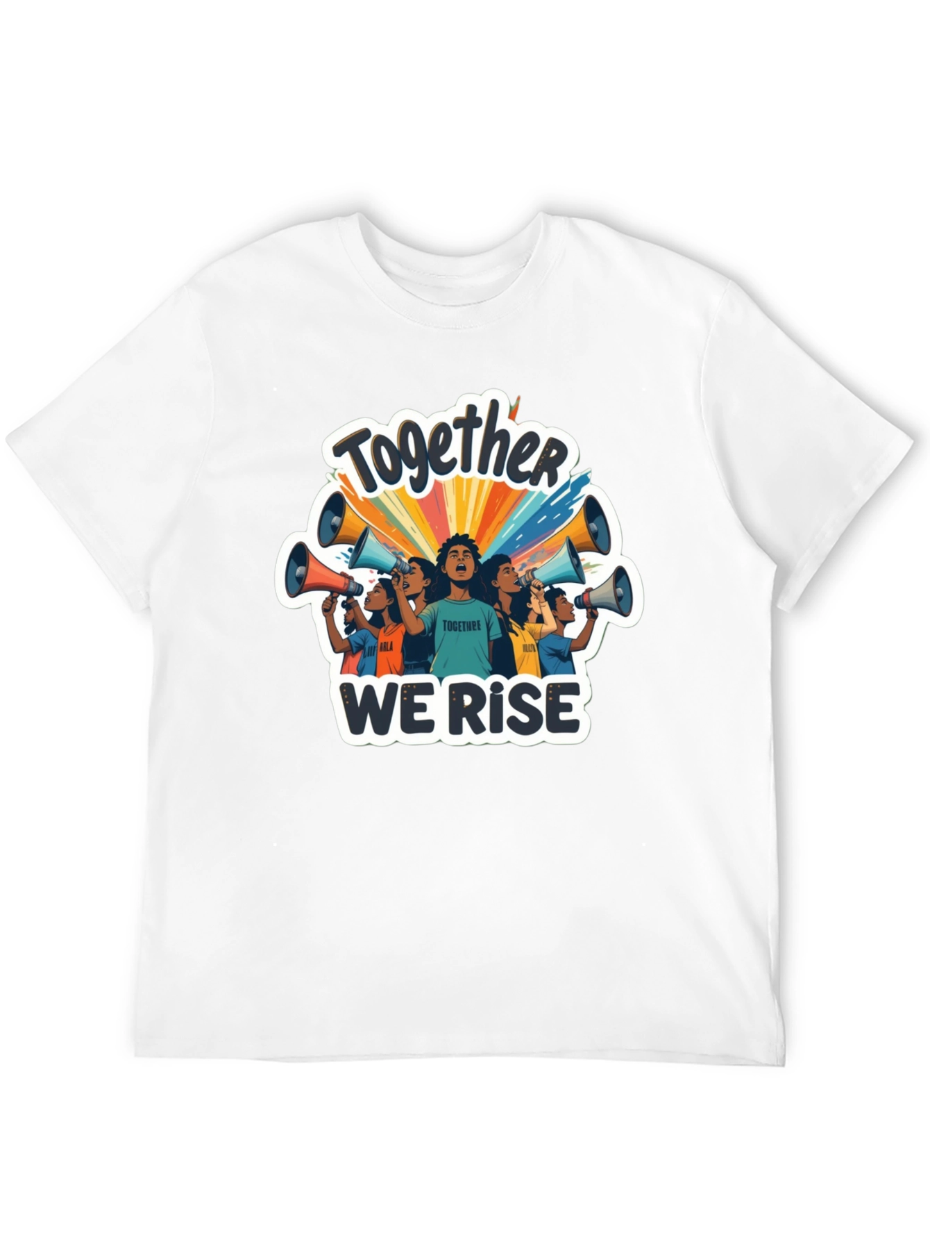 Together We Rise Graphic Tee - Black