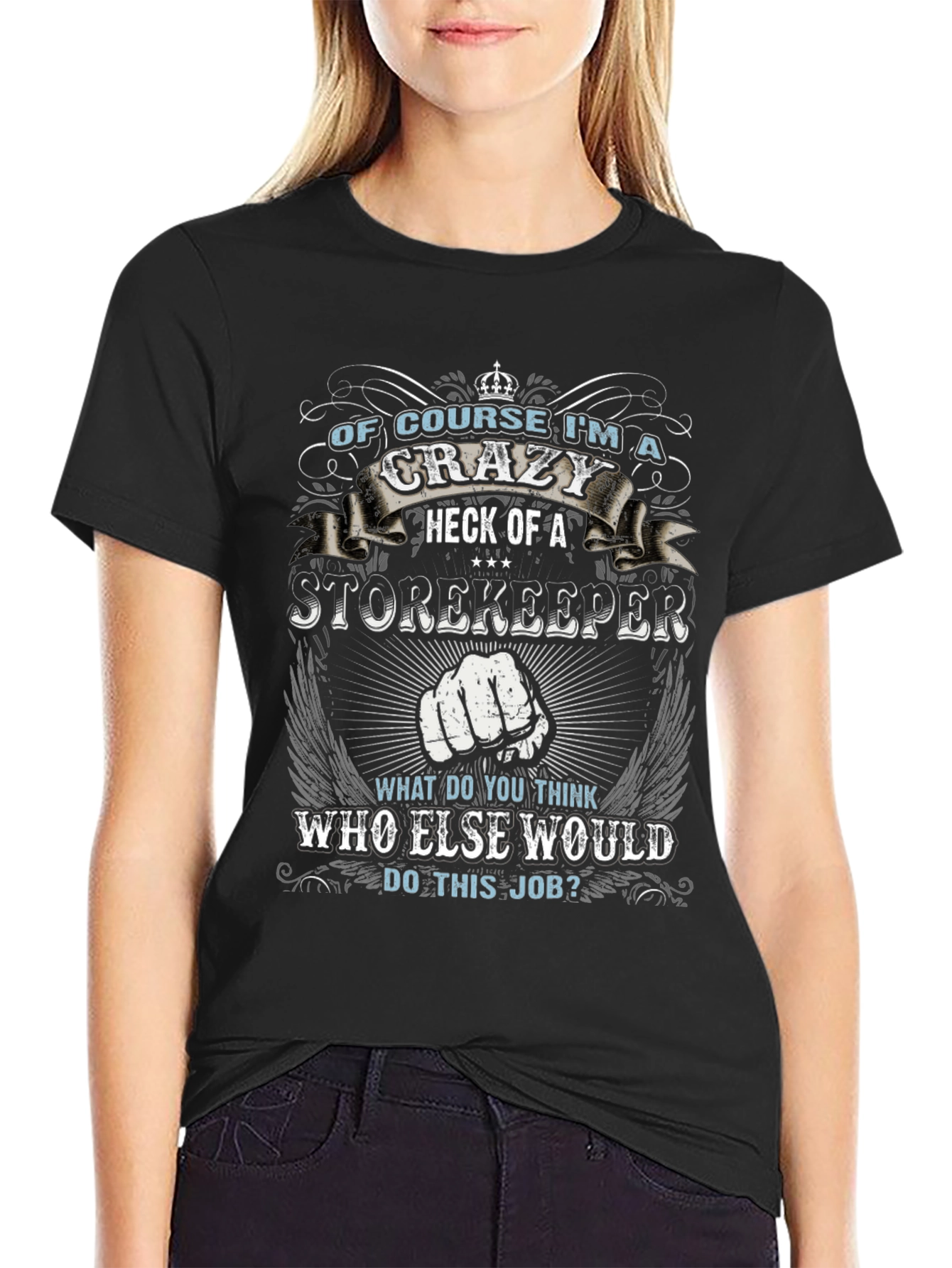 Crazy Storekeeper Graphic T-Shirt