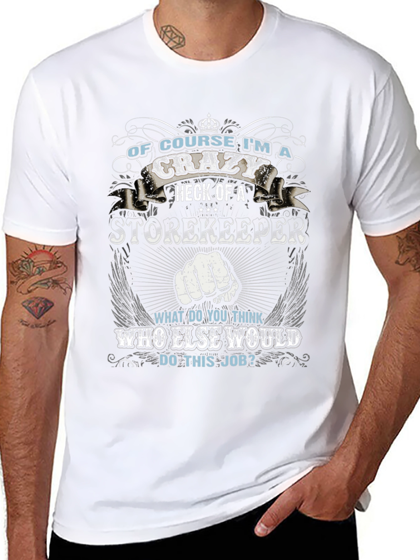 Crazy Storekeeper Graphic T-Shirt