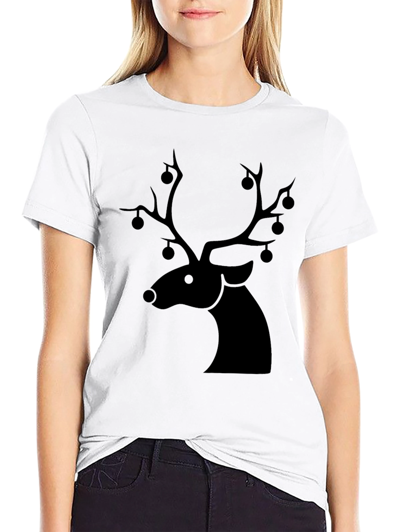 Festive Deer Graphic Tee