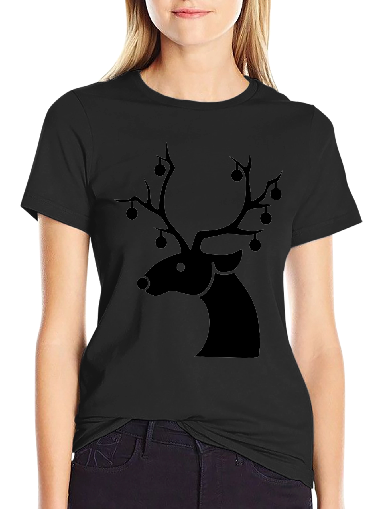 Festive Deer Graphic Tee