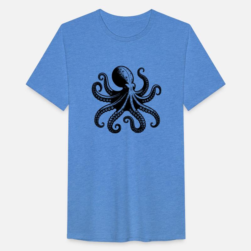 Scary Octopus Octopus With Eight Arms