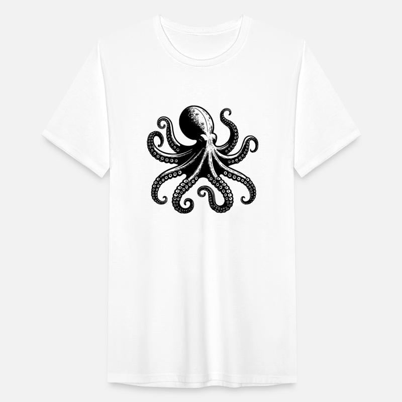 Scary Octopus Octopus With Eight Arms