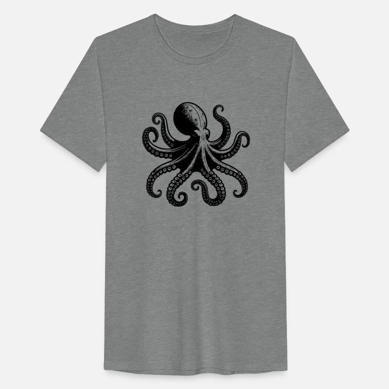 Scary Octopus Octopus With Eight Arms