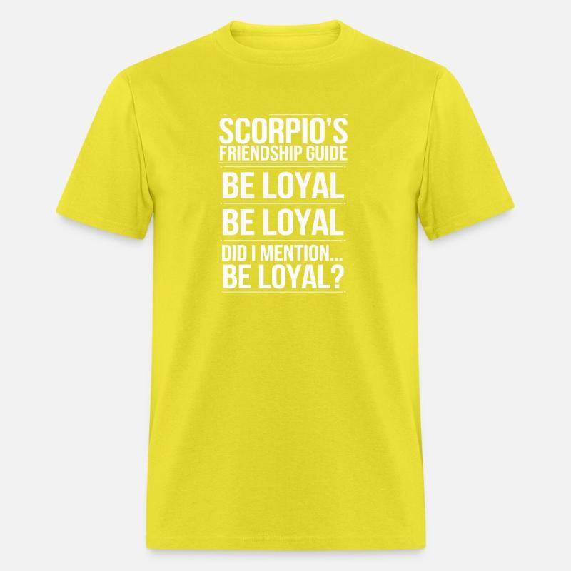 Scorpio's Friendship Guide Funny Quote