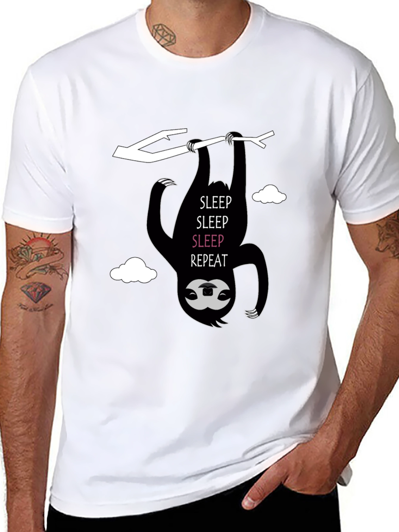 Sleepy Sloth T-Shirt - Hang In There!