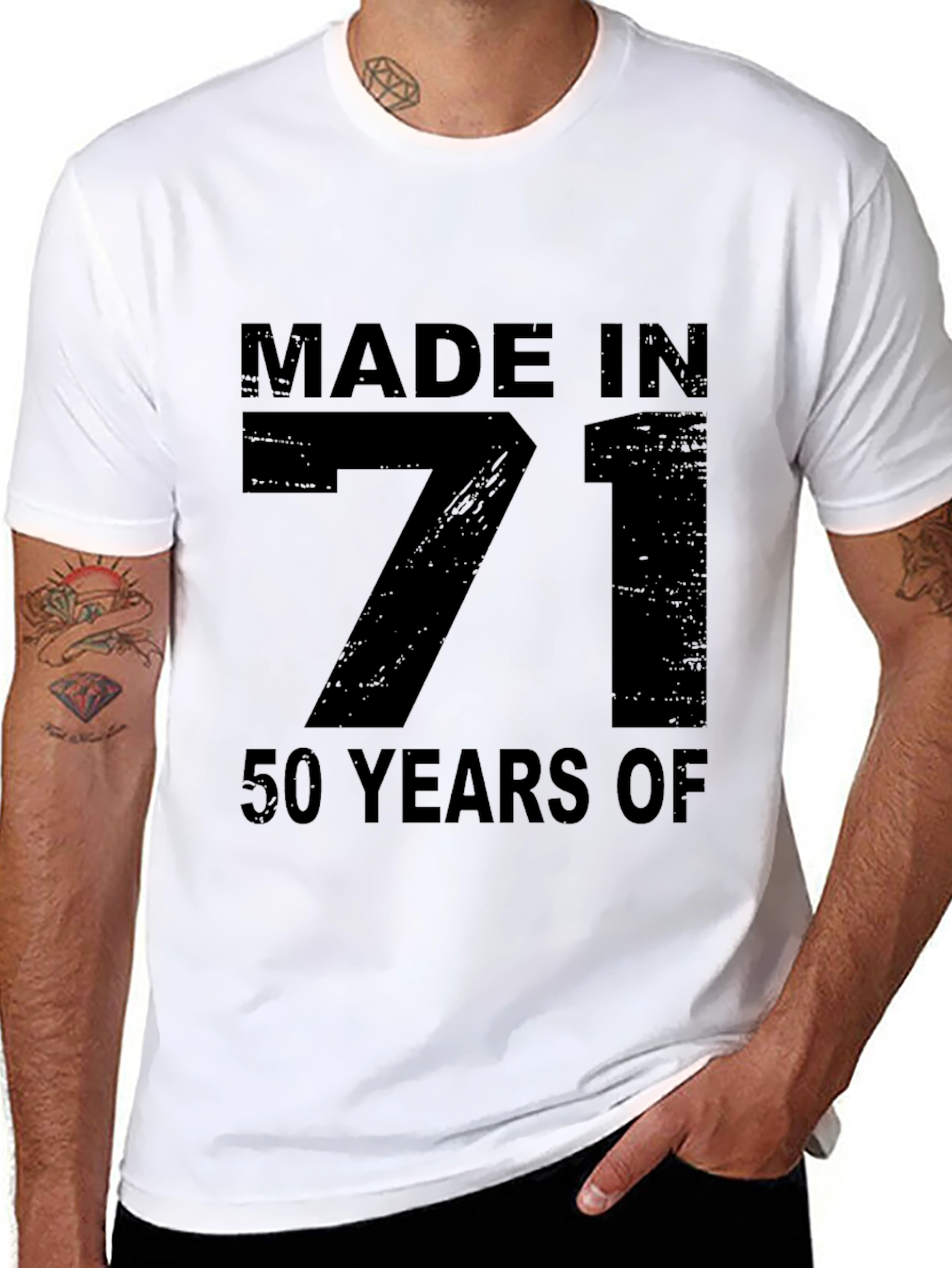Made in 71 T-Shirt - 50th Birthday Gift Tee