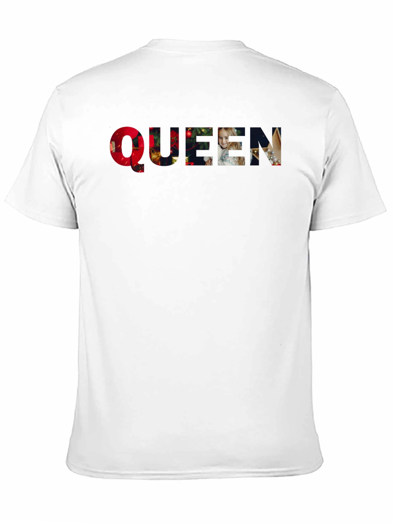 Queen Christmas Holiday Black T-Shirt