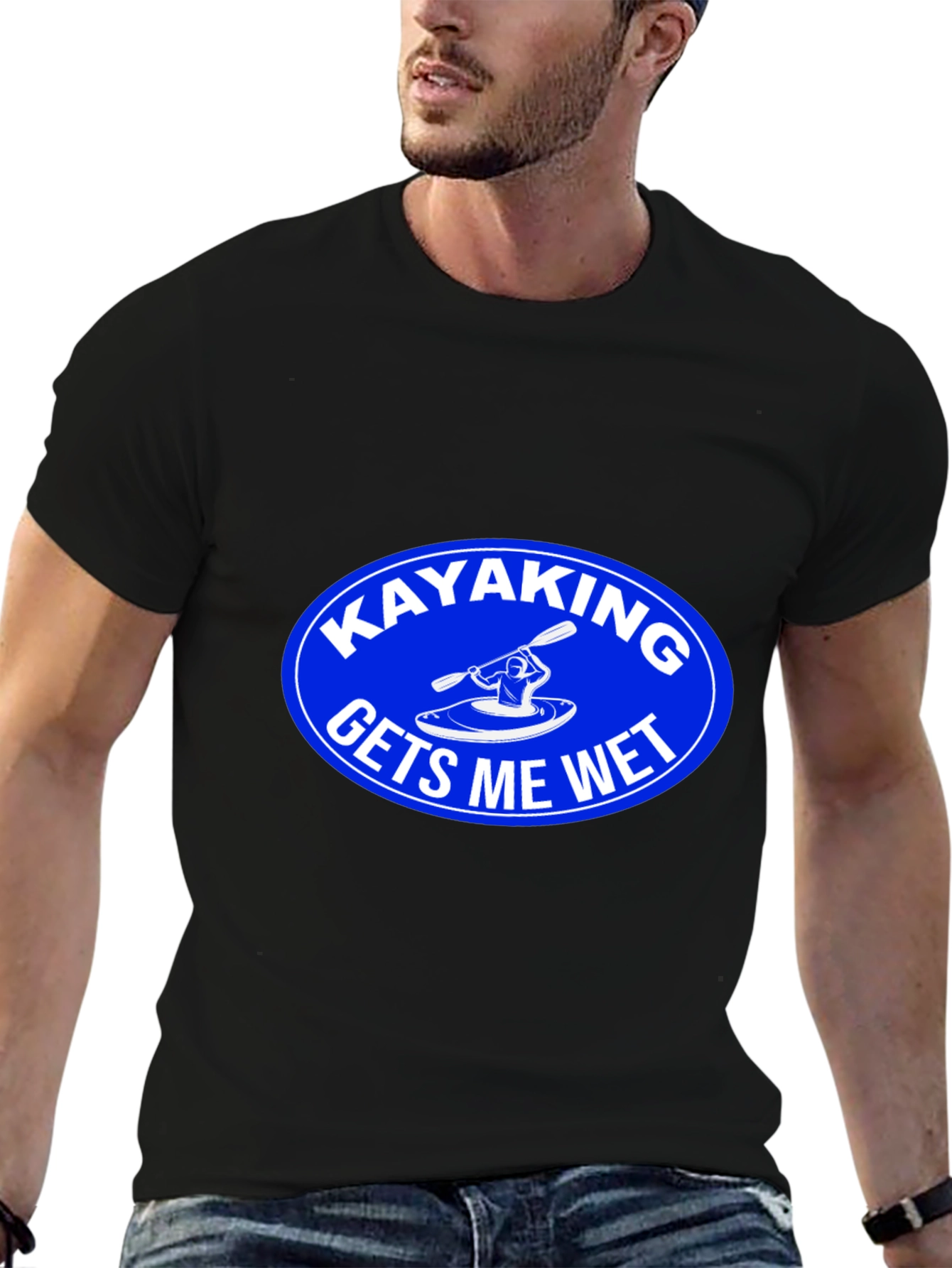 Kayaking Gets Me Wet Graphic T-Shirt