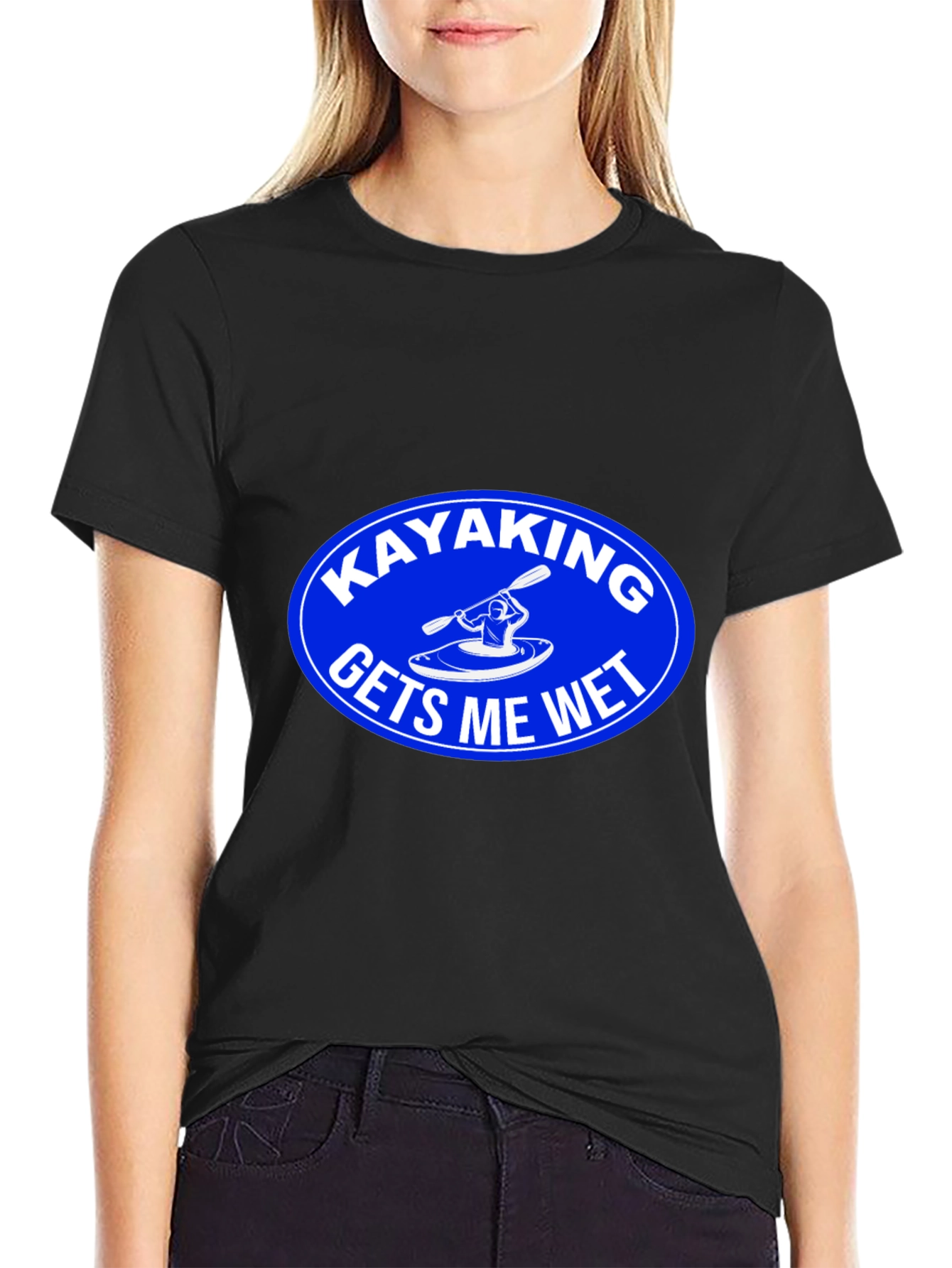 Kayaking Gets Me Wet Graphic T-Shirt