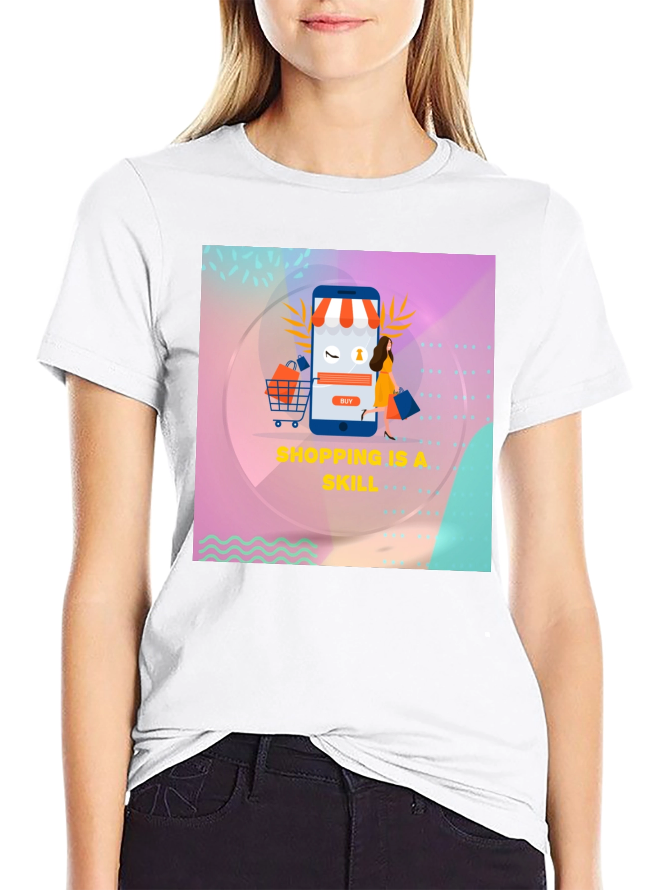 Shopping is a Skill Graphic Tee